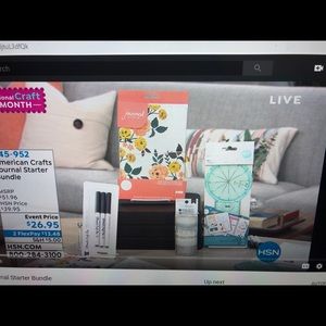 American Craft HSN Journal kit.  Pens journals etc